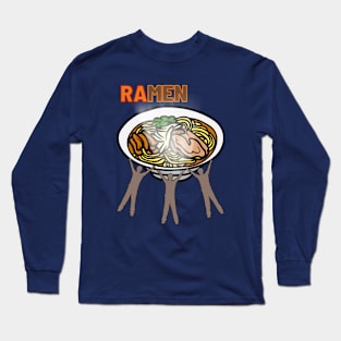 Funny Ramen - Ramen Worshippers Long Sleeve T-Shirt